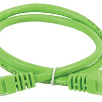Коммутационный шнур (патч-корд), кат.5Е UTP, LSZH, 1м, зеленый | PC02-C5EUL-1M ITK IEK