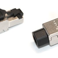 Разъем под витую пару PLUF-8P8C-S-C6-SH RJ-45 (8P8C) полевая заделка,кат.6,экранир.,д.одн. каб. (общий диам.каб. 6-8мм,23-26 AWG) | 264783 Hyperline