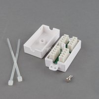 Адаптер проходной CA-IDC-C5e-WH (coupler), Dual IDC, категория 5e, 4 пары | 23533 Hyperline