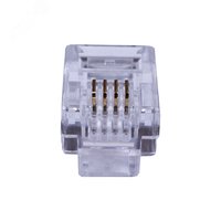 Коннекторы 4P4C (Телефонные разъемы) (RJ-11) Уп. 100шт. - 10-0229 Net.on