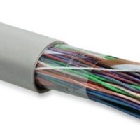 Кабель витая пара неэкранир. U/UTP кат.3 100 пар 24 AWG ОЖ solid PVC -10град.C - +50град.C UUTP100-C3-S24-IN-PVC-GY сер. Hyperline 19955