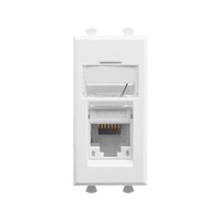 Компьютерная розетка "Белое облако" "Avanti" RJ-45 модульная,кат. 5е , 1 мод | 4400461 DKC ДКС