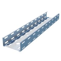 Лоток перфорированный 100х 50х3000х1,2мм "Стандарт" | LPE50*100*1.2*3000 КМ-профиль LO3022